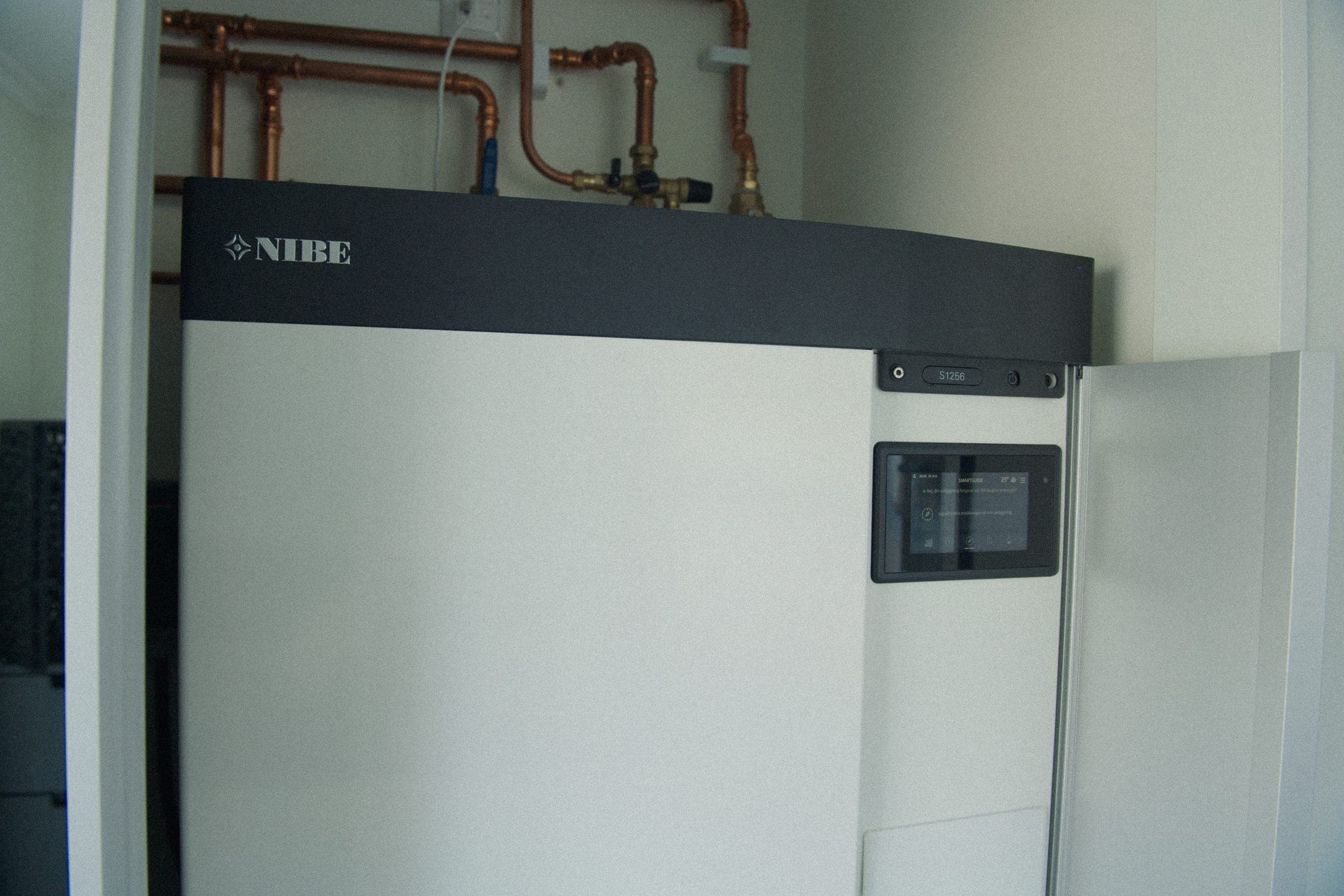 Värmepump installerad av Elvy i ett villahus